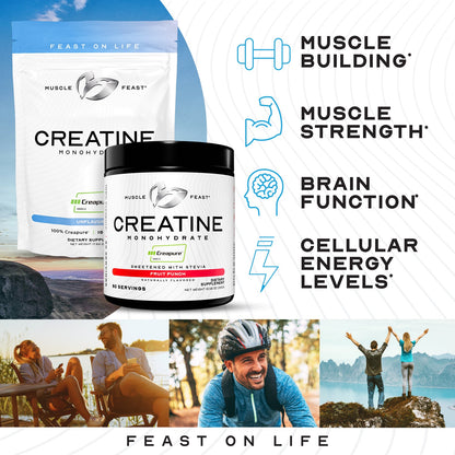 Creapure Creatine Monohydrate Powder, Vegan Keto